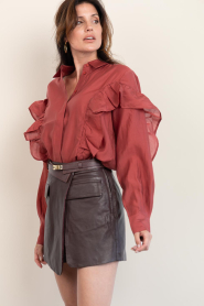 Copenhagen Muse |  Lyocell blouse Molly | red | Picture 2