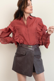 Copenhagen Muse |  Lyocell blouse Molly | red | Picture 5