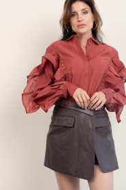 Copenhagen Muse |  Lyocell blouse Molly | red | Picture 6