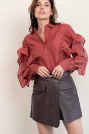 Copenhagen Muse |  Lyocell blouse Molly | red | Picture 4