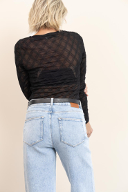 Copenhagen Muse |  Lace stretch top Hanna | Black | Picture 8