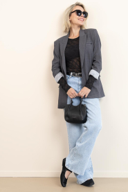 Copenhagen Muse |  Lace stretch top Hanna | Black | Picture 3