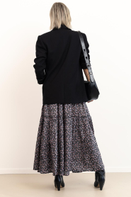 Lollys Laundry |  Maxi skirt with print Sunset | blue | Picture 6