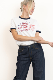 Lollys Laundry |  T-shirt with print Miss Cowgirl | white | Picture 5