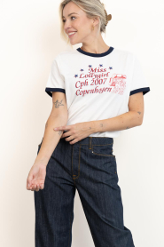 Lollys Laundry |  T-shirt with print Miss Cowgirl | white | Picture 6