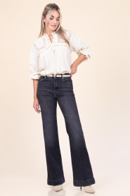 Lollys Laundry |  Top with embroidery details Gemma | natural | Picture 3
