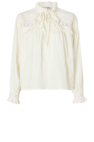 Lollys Laundry |  Top with embroidery details Gemma | natural | Picture 1