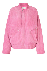 Lollys Laundry |  Corduroy bomber jacket Hawaii | pink | Picture 1