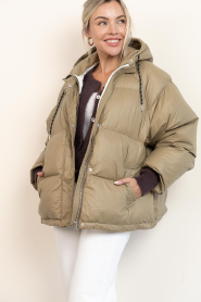 Lollys Laundry |  Puffer jacket Shalby | green | Picture 4