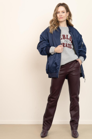 Lollys Laundry |  Oversized bomber jacket Lila | blue | Picture 3