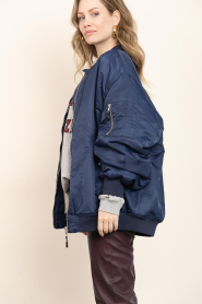 Lollys Laundry |  Oversized bomber jacket Lila | blue | Picture 7