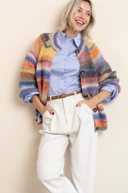 Lollys Laundry |  Striped cardigan Padova | multi | Picture 4