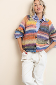 Lollys Laundry |  Striped cardigan Padova | multi | Picture 2