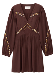 ba&sh |  Viscose mini dress Tay | brown | Picture 1