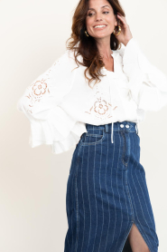 ba&sh |  Top with openwork details Omar | natural | Picture 5