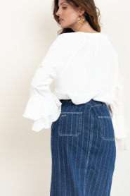 ba&sh |  Top with openwork details Omar | natural | Picture 8