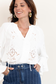 ba&sh |  Top with openwork details Omar | natural | Picture 9