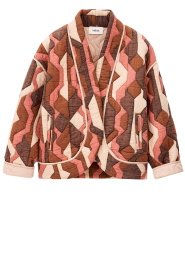 ba&sh |  Padded jacket Trincy | burgundy | Picture 1