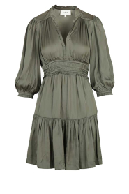 ba&sh |  Satin mini dress Cyrilia | green | Picture 1
