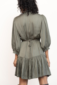 ba&sh |  Satin mini dress Cyrilia | green | Picture 7