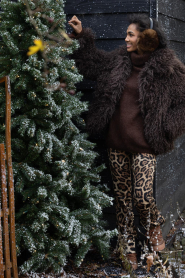 Goldbergh |  Ski pants with leopard print Minou | animal print | Picture 2