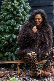 Goldbergh |  Ski pants with leopard print Minou | animal print | Picture 3