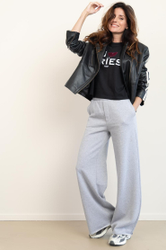 Club L'avenir |  Wide leg joggers Shela | grijs | Picture 2