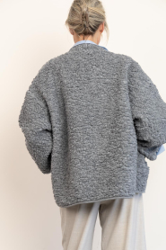 Club L'avenir |  Teddy jacket Athena | grey | Picture 8