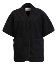 Club L'avenir |  Teddy cape/cardigan Amaya | black | Picture 1