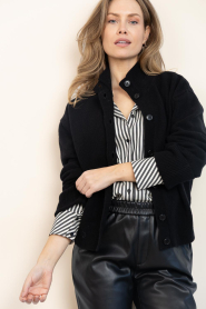 Club L'avenir |  Soft cardigan Lee | black | Picture 2