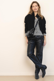 Club L'avenir |  Soft cardigan Lee | black | Picture 3
