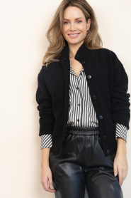 Club L'avenir |  Soft cardigan Lee | black | Picture 6