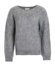 Club L'avenir |  Brushed mohair mix sweater Emery | grey | Picture 1