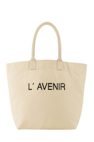 Club L'avenir |  Shopper with logo Zela | natural | Picture 1