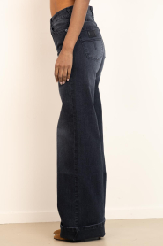 Lois Jeans | High waist straight leg jeans Palazzo L34 | donkergrijs | Afbeelding 6