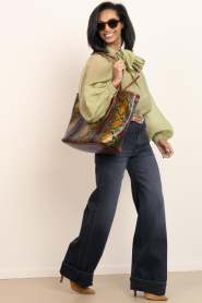 Lois Jeans | High waist straight leg jeans Palazzo L34 | donkergrijs | Afbeelding 3