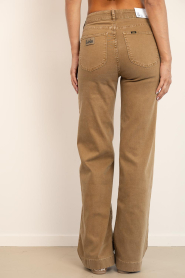 Lois Jeans |  High waist wide leg jeans Palazzo L34 | camel | Picture 7