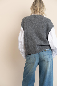 STUDIO AR |  Cardigan with studs Idony | grey | Picture 8