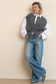 STUDIO AR |  Cardigan with studs Idony | grey | Picture 3