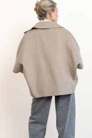 STUDIO AR |  Woolen poncho Avy | beige | Picture 8