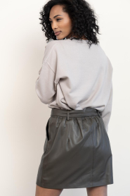 STUDIO AR |  Soft sweater with logo Nissa | beige | Picture 7