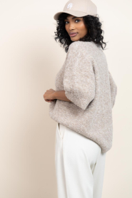 STUDIO AR |  Bouclé sweater Jessica | camel | Picture 6