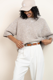 STUDIO AR |  Bouclé sweater Jessica | camel | Picture 5
