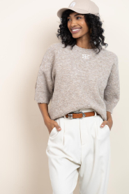 STUDIO AR |  Bouclé sweater Jessica | camel | Picture 4