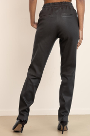 STUDIO AR |  Stretch leather jogger Nora | brown | Picture 7