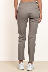 STUDIO AR |  Stretch leather jogger Nora | Natural | Picture 7