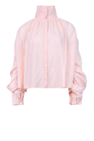 Antik Batik |  Cotton voile blouse Ange | pink | Picture 1