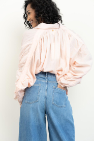 Antik Batik |  Cotton voile blouse Ange | pink | Picture 8