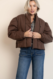 Antik Batik |  Padded jacket Betty | brown | Picture 3
