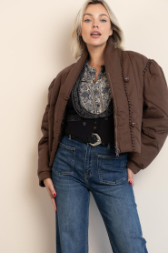 Antik Batik |  Padded jacket Betty | brown | Picture 2